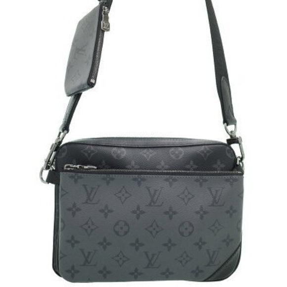 Louis Vuitton Monogram Eclipse Black Trio Messenger Bag Shoulder Bag - Picture 1 of 8
